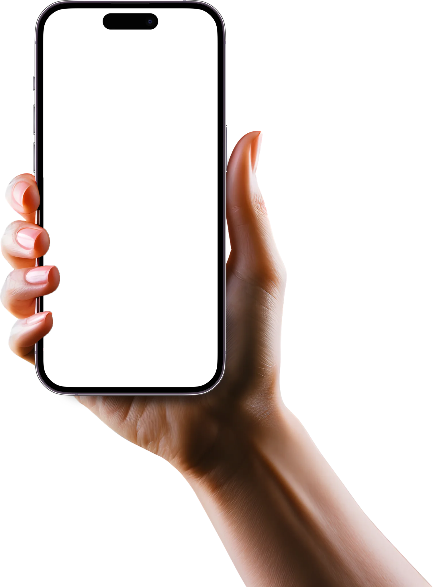 Person holding phone displaying Blackowl app interface